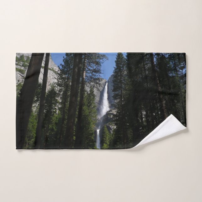 Yosemite Falls and Woods Hand Towel (Hand Towel)