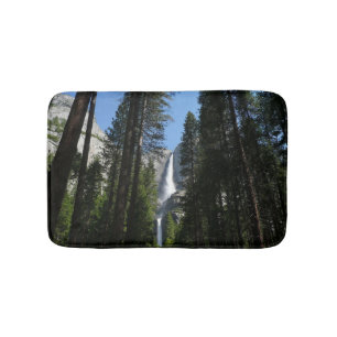 Yosemite Falls and Woods Landscape Photography Bath Mat
