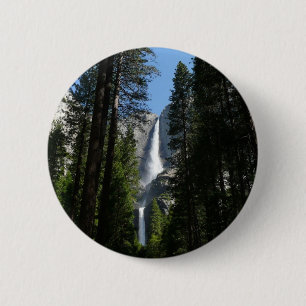Yosemite Falls and Woods Landscape Photography Button