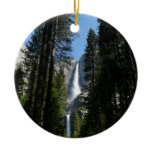 Yosemite Falls and Woods Landscape Photography Ceramic Ornament