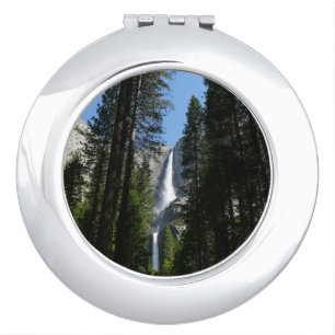 Yosemite Falls and Woods Landscape Photography Compact Mirror