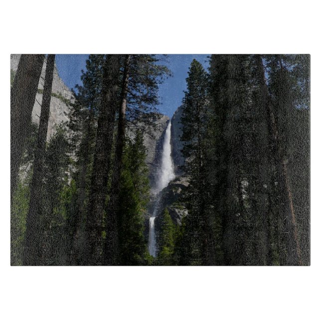 Yosemite Falls and Woods Landscape Photography Cutting Board (Front)