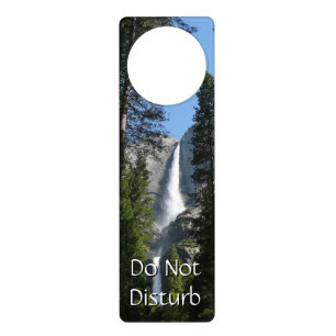 Yosemite Falls and Woods Landscape Photography Door Hanger
