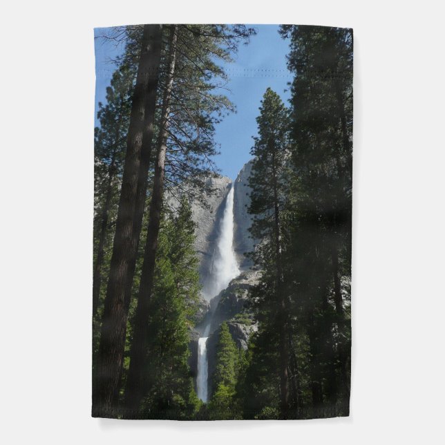 Yosemite Falls and Woods Landscape Photography Garden Flag (Front)