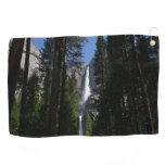 Yosemite Falls and Woods Landscape Photography Golf Towel