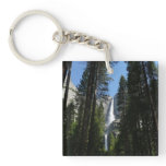 Yosemite Falls and Woods Landscape Photography Keychain