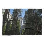 Yosemite Falls and Woods Landscape Photography Kitchen Towel