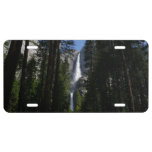 Yosemite Falls and Woods Landscape Photography License Plate