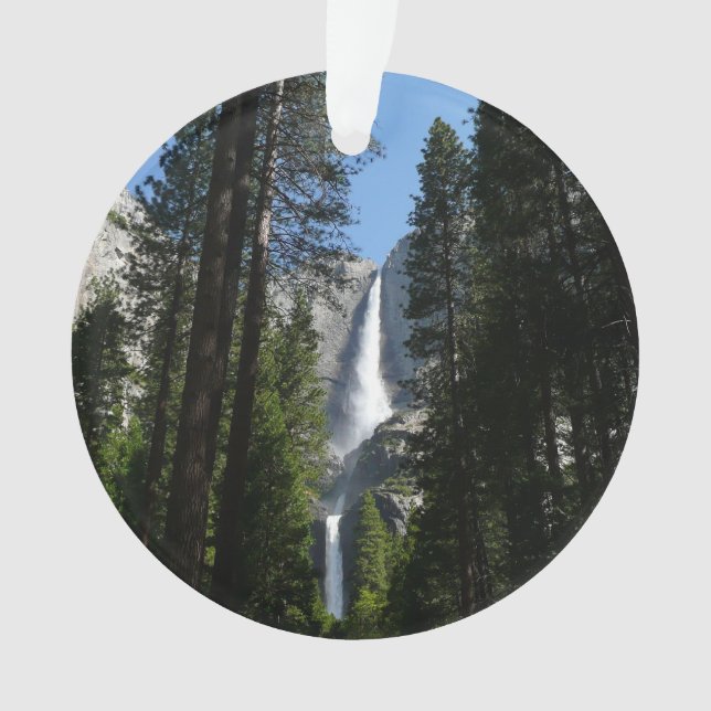 Yosemite Falls and Woods Landscape Photography Ornament (Front)