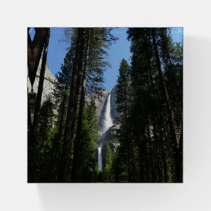 Yosemite Falls and Woods Landscape Photography Paperweight