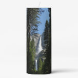 Yosemite Falls and Woods Landscape Photography Pillar Candle