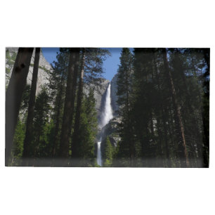 Yosemite Falls and Woods Landscape Photography Place Card Holder