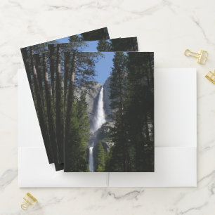 Yosemite Falls and Woods Landscape Photography Pocket Folder