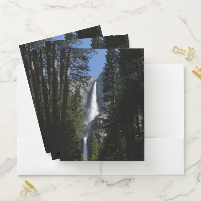 Yosemite Falls and Woods Landscape Photography Pocket Folder (In Situ)