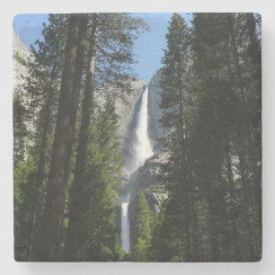Yosemite Falls and Woods Landscape Photography Stone Coaster