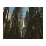 Yosemite Falls and Woods Landscape Photography Wood Wall Art