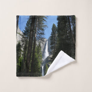 Yosemite Falls and Woods Wash Cloth