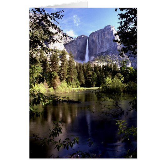 Yosemite Falls at Yosemite National Park card (Front)