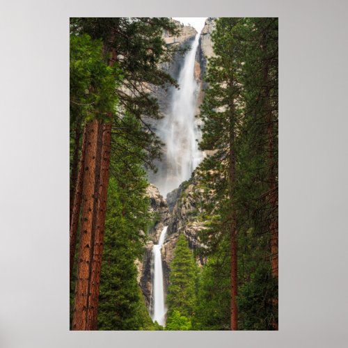 Yosemite Falls California Poster