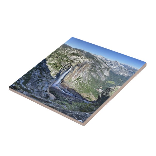 Yosemite Falls from Eagle Tower - Yosemite Ceramic Tile (Side)
