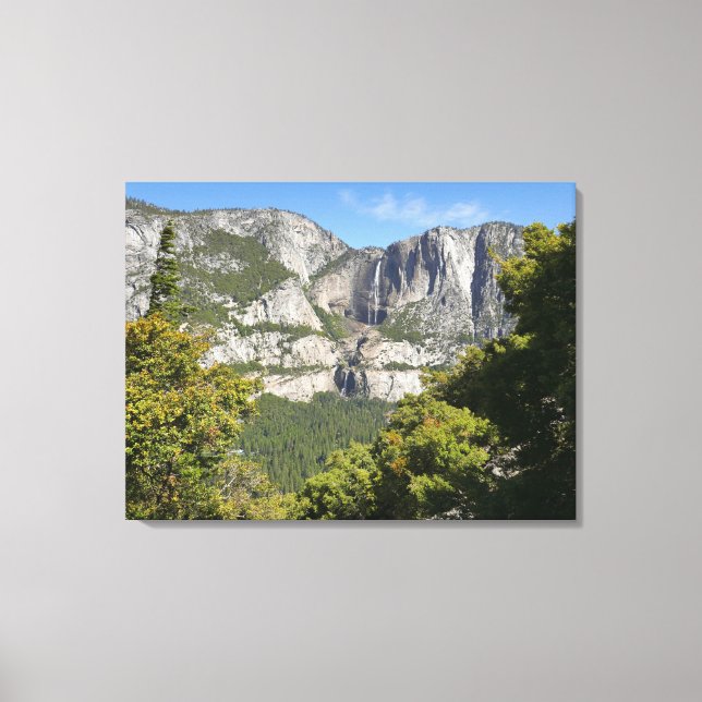 Yosemite Falls from Four Mile Trail Canvas Print (Front)