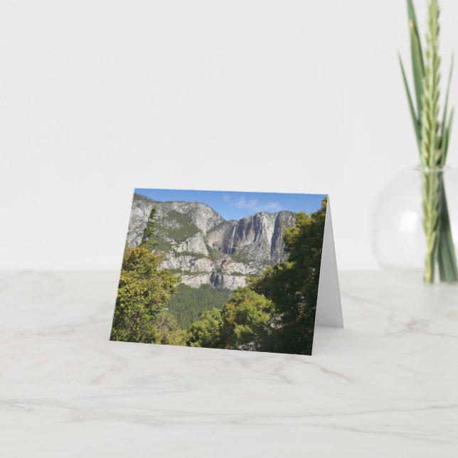 Yosemite Falls from Four Mile Trail Card (Front)