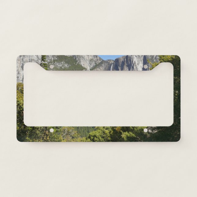 Yosemite Falls from Four Mile Trail License Plate Frame (Front)