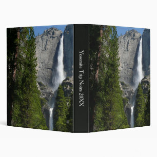 Yosemite Falls II from Yosemite National Park 3 Ring Binder