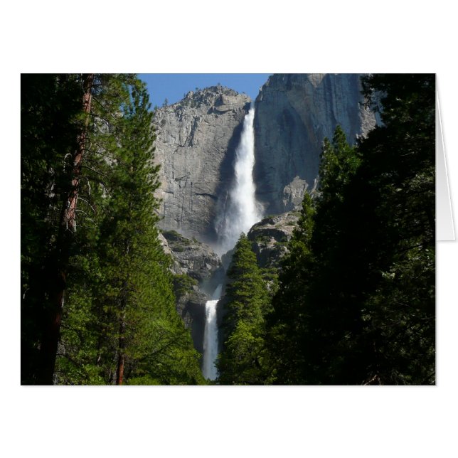 Yosemite Falls II from Yosemite National Park Card (Front Horizontal)