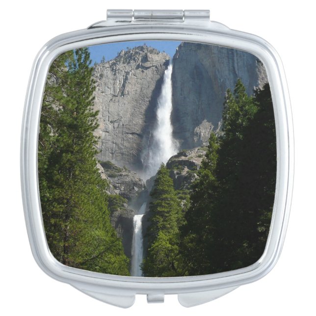 Yosemite Falls II from Yosemite National Park Compact Mirror (Front)