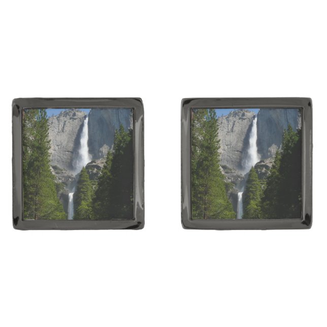 Yosemite Falls II from Yosemite National Park Cufflinks (Front)
