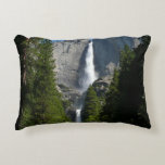 Yosemite Falls II from Yosemite National Park Decorative Pillow