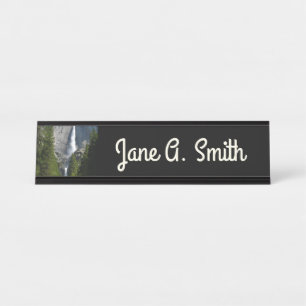 Yosemite Falls II from Yosemite National Park Desk Name Plate
