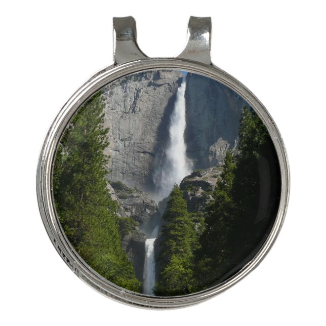 Yosemite Falls II from Yosemite National Park Golf Hat Clip (Front)