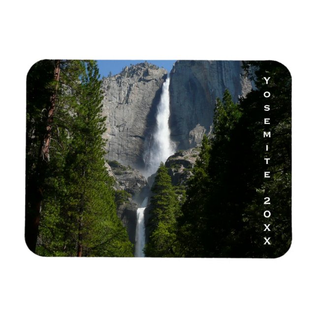Yosemite Falls II from Yosemite National Park Magnet (Horizontal)