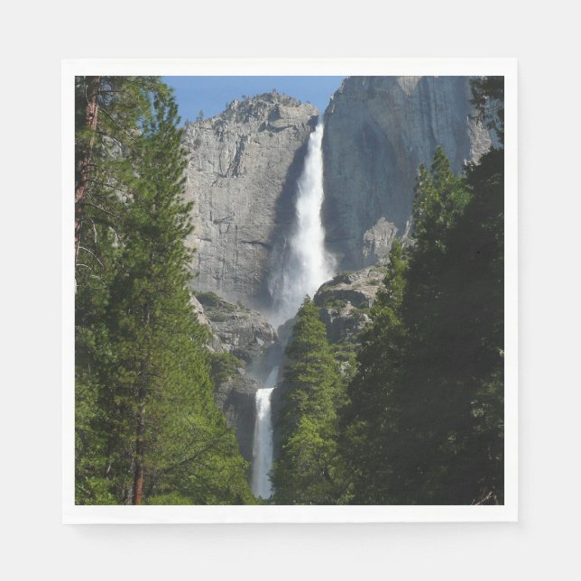 Yosemite Falls II from Yosemite National Park Paper Napkins (Front)