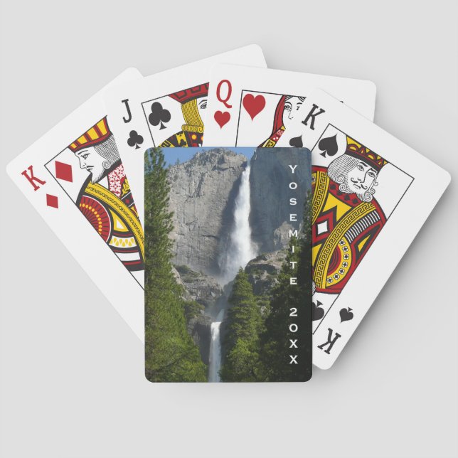 Yosemite Falls II from Yosemite National Park Poker Cards (Back)