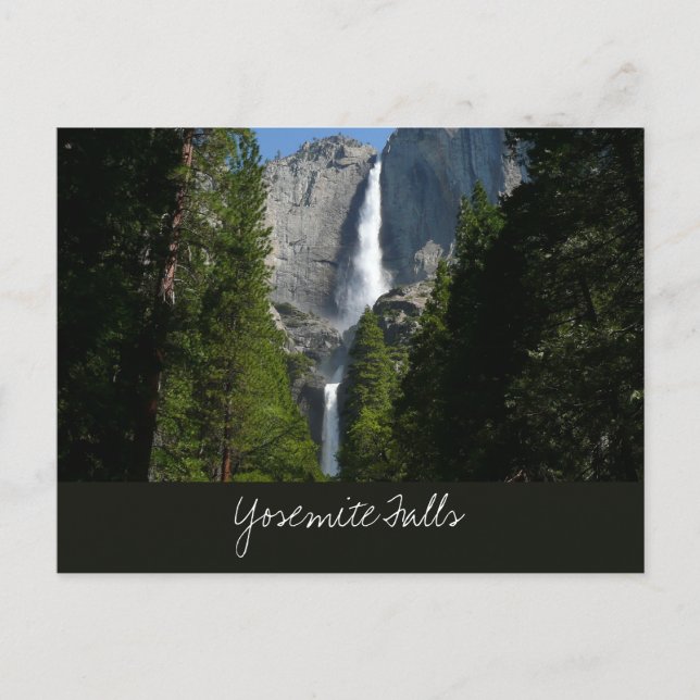 Yosemite Falls II from Yosemite National Park Postcard (Front)