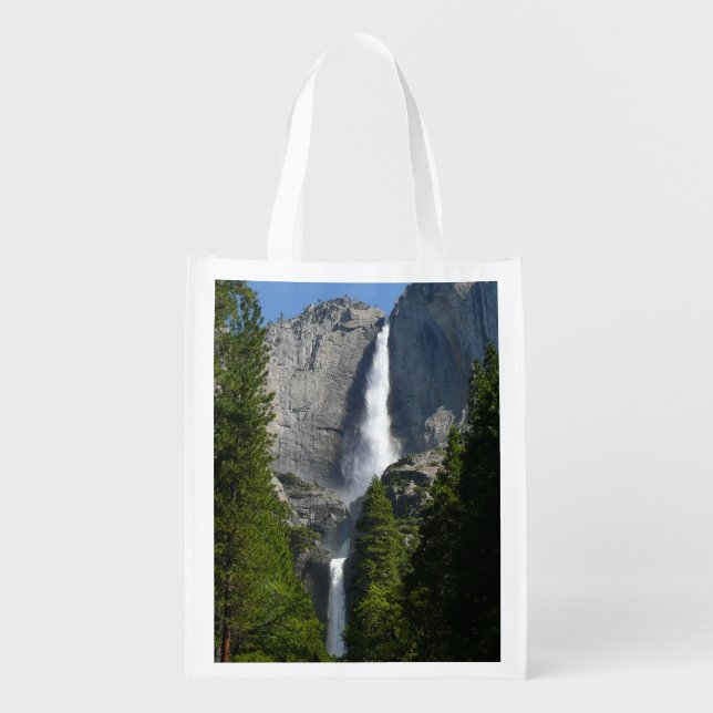 Yosemite Falls II from Yosemite National Park Reusable Grocery Bag (Front)