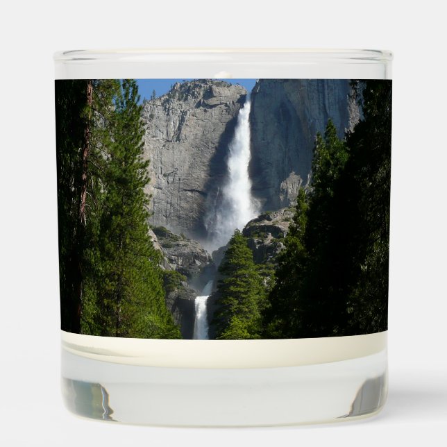 Yosemite Falls II from Yosemite National Park Scented Candle (Front)