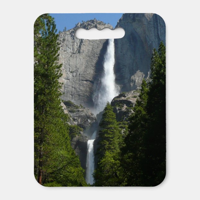 Yosemite Falls II from Yosemite National Park Seat Cushion (Front Vertical)