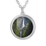 Yosemite Falls II from Yosemite National Park Silver Plated Necklace