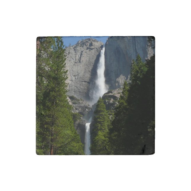 Yosemite Falls II from Yosemite National Park Stone Magnet (Front)