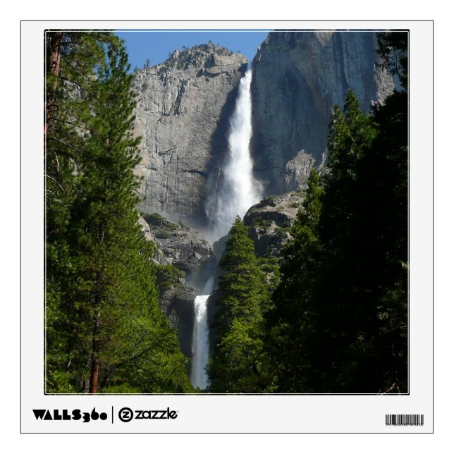 Yosemite Falls II from Yosemite National Park Wall Decal (Front)