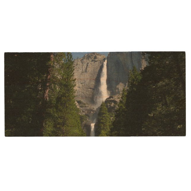 Yosemite Falls II from Yosemite National Park Wood Flash Drive (Front)