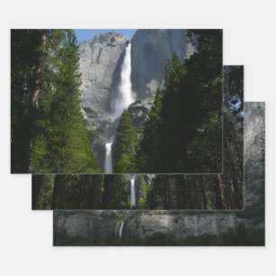 Yosemite Falls II from Yosemite National Park Wrapping Paper Sheets