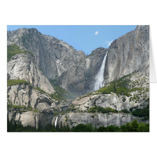 Yosemite Falls III from Yosemite National Park Card (Front Horizontal)
