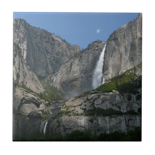Yosemite Falls III from Yosemite National Park Ceramic Tile (Front)
