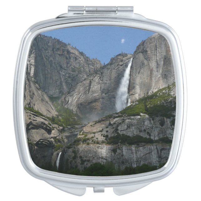 Yosemite Falls III from Yosemite National Park Compact Mirror (Front)