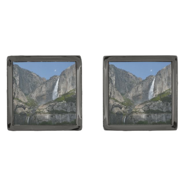 Yosemite Falls III from Yosemite National Park Cufflinks (Front)